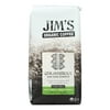 Jim's Organic Coffee - Whole Bean - Colombian Santa Marta Montesierra - Case of 6 - 12 oz.