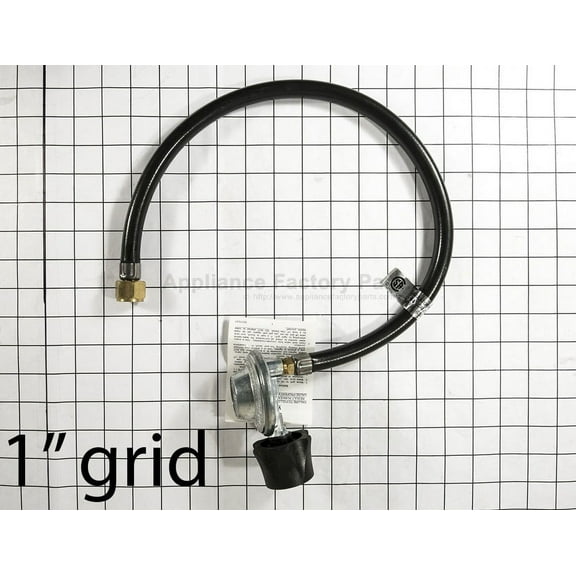 Appliance Factory Parts REGULATOR WITH 27 HOSE LPG ONLY 691030 P03601039A