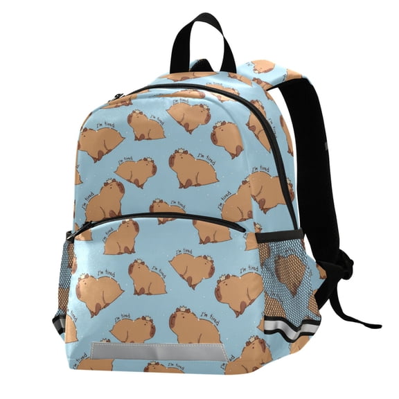 ALAZA Capybara Animals School Backpack Elementary Student Bookbag