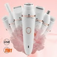 thumbnail image 5 of HaoXun SOLIMPIA 7-in-1 Women's Hair Removal Device - Facial & Body Epilator with 7 Interchangeable Heads, Waterproof Design, Pain-Free Technology for Smooth Skin Care, 5 of 9