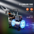 thumbnail image 3 of Professional Airbrush Kit with Dual-Fan Compressor - 3 Nozzle Sizes (0.2/0.3/0.8mm) - for Art, Nails, Cakes, Tattoos & Makeup, 3 of 10
