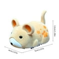 thumbnail image 5 of Realistic Moving Hamster Teaser Electric Cats Toy Interactive Pet Stress Relief, 5 of 18