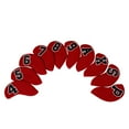 thumbnail image 3 of LOVIVER 10 Pieces Golf Iron Head Covers Golf Wedges Headcovers Neoprene Protection Guard, 3 of 8