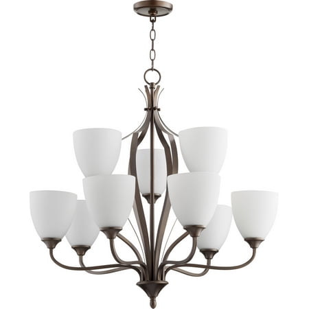 Quorum 6127 9 86 Nine Light Chandelier Jardin Oiled Bronze Quorum 6127 9 86 Nine Light Chandelier Jardin Oiled Bronze