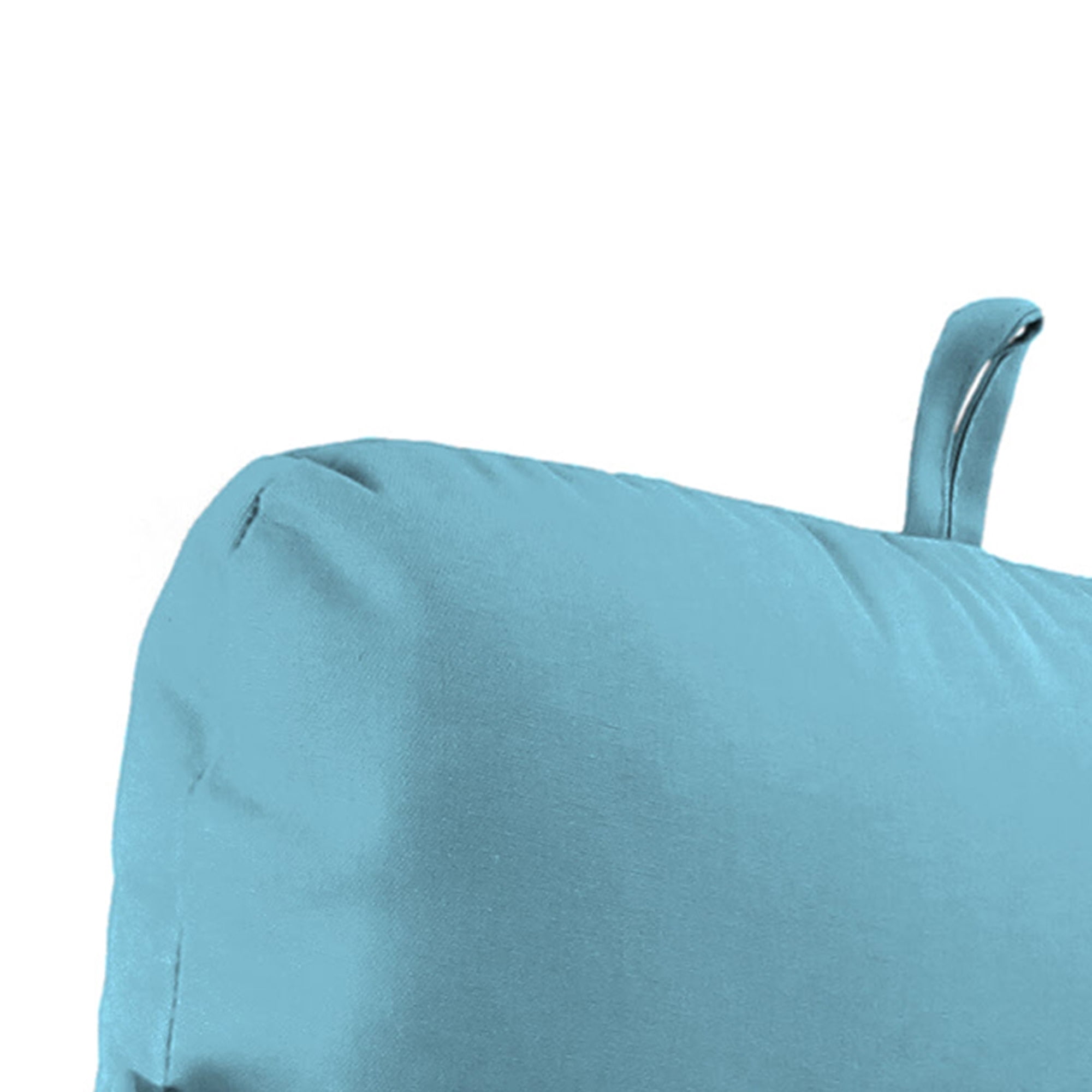 45" x 22" Rectangular Outdoor Chair Cushion with Ties and Hanger Loop