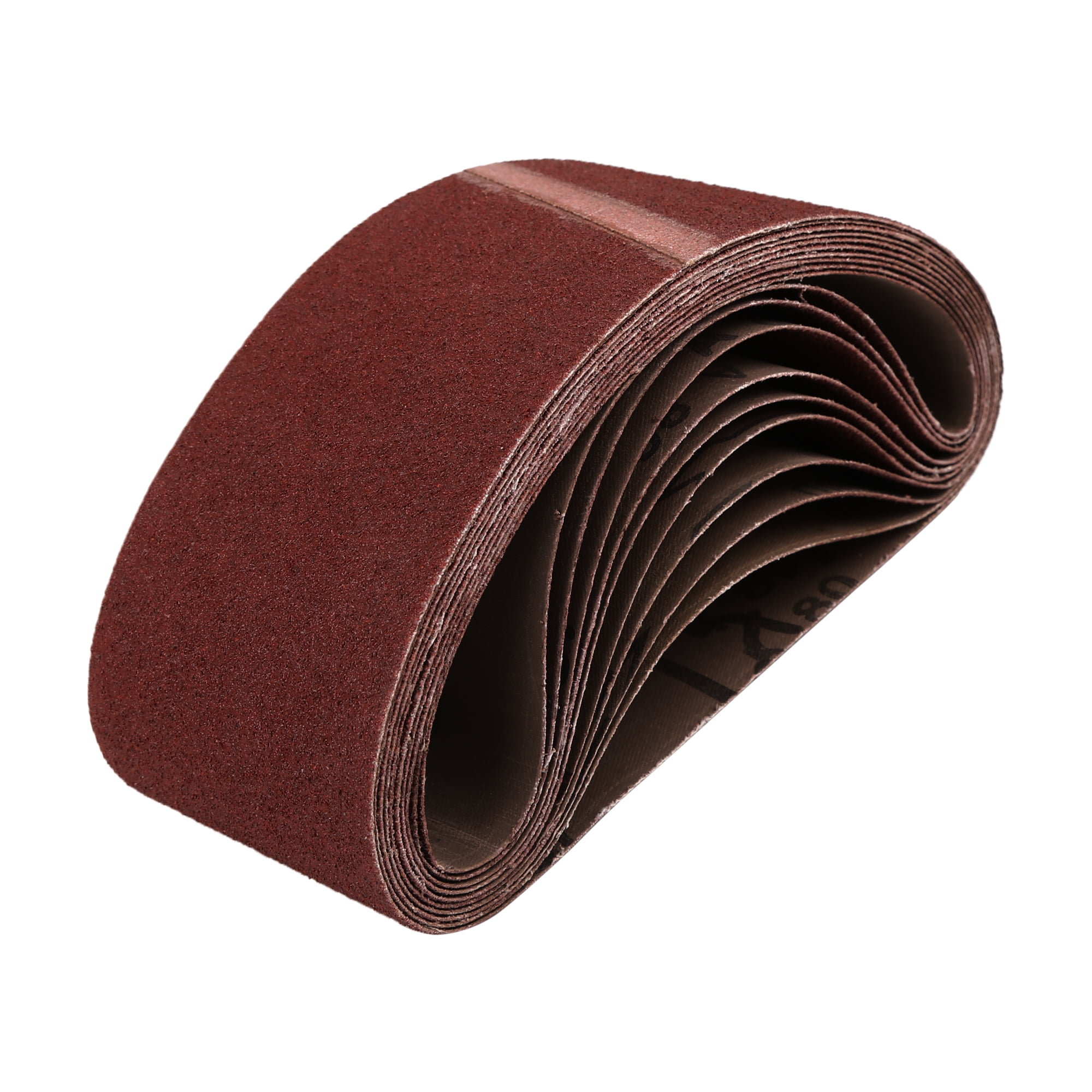 10 Tissue Sanding Belts 75 x 457 mm Grain 40 Sanding Belt Sandpaper Sanding 