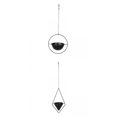 thumbnail image 1 of Jdinera Colgante De Estilo Nórdico Soporte Pa s Moderno Negro Diamante+Jdinera Colgante De Estilo Nórdico Moderna Pa s Redonda Negra Zulema none, 1 of 8