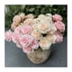 thumbnail image 3 of 9 rosas medianas para decoración de jardín, bodas, salas de estar interiores, flores de simulación, accesorios de fotografía, flores falsas, 3 of 6