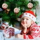 thumbnail image 5 of Adorno navideño de piruleta de espuma con diseño de rayas de lentejuelas | Decoración brillante para colgar en el árbol de Navidad con lazo, 5 of 6
