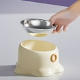 thumbnail image 5 of Elevated Cat Bowls Stainless Steel Pet Feeder Dish with Sturdy Non- Base for Indoor Outdoor Use Durable Design Comfortable Neck Support, 5 of 5
