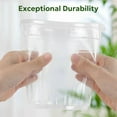 thumbnail image 5 of 1 Gallon Reinforced Clear Nursery Pots with Drainage Hole 10 Packs, 6.7 Inch Transparent Pots Plastic Plant Pot Seedling Planter, 5 of 7