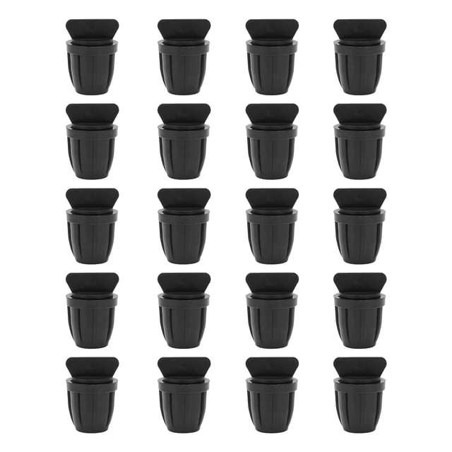 Bouchon d'Extrémité Barbelé, 20pcs 8/11 Raccords d'Irrigation d'Extrémité de Tuyau d'Irrigation