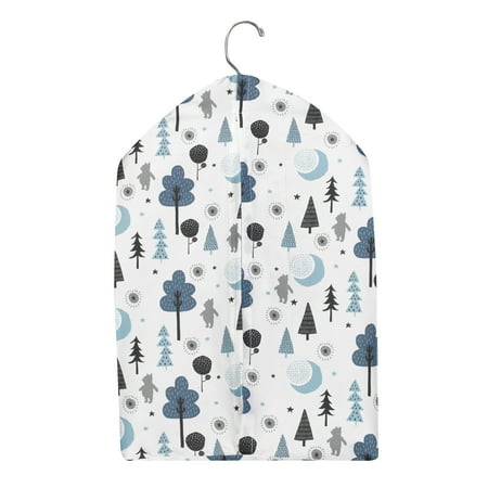 Disney Baby Forever Pooh White/Blue Bear Diaper Stacker by Lambs & Ivy