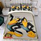 thumbnail image 4 of El Show de Heckle y Jeckle Conjunto de sábanas temático, trío de piezas, cómodo y amigable con la piel, diseño único, regalo de decoración para el hogar para familiares, amigos y fans,173cm *218cm, 4 of 6