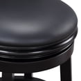 thumbnail image 7 of Boraam Augusta Counter Height Swivel Wood Kitchen Bar Stool, Black Finish, 7 of 7