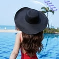 thumbnail image 5 of Yirtree Hawaiian Beach Women's Foldable Floppy Travel Beach Sun Visor Hat Wide Brim Straw Sun Cap UPF 50+, 5 of 8