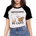 thumbnail image 3 of Camiseta de capibara para mujer, camisetas Kawaii, camiseta divertida de Capibara, camisetas Harajuku, ropa femenina, moda kawaii Y2k 90s, 3 of 5