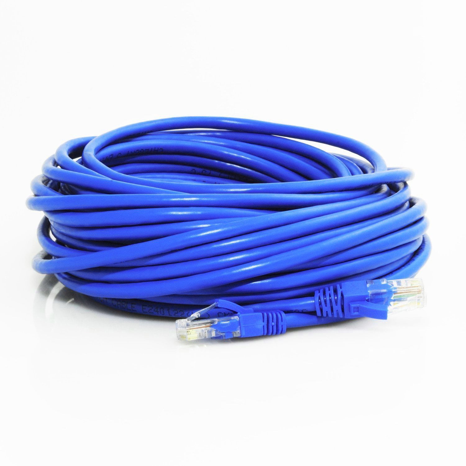 CAT 5 RJ45 Ethernet Cable Patch Cord D Shielded 30m blue KERPEN DATACOM