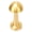 Gold, variant on M Buder Cordless Mushroom Table Lamp USB Rechargeable 3 Colors Dimmable Metal Bedside Light for Kids Nursery, Gold, 8.5 inches / 21.5 cm