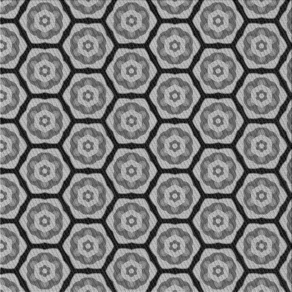 Ahgly Company Machine Washable Indoor Square Transitional Dark Gray Area Rugs, 5' Square