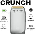 thumbnail image 2 of Supreme Trimmer Crunch STF602 – Waterproof Double Foil Shaver for Men | 150 Min Runtime, Wet/Dry Cordless & Corded Electric Razor | Hypoallergenic Foils for Face, Head & Stubble, 2 of 9