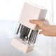 thumbnail image 4 of Organizador de maquillaje transparente, soporte para brochas de maquillaje, 12 soportes para brochas de maquillaje, caja de almacenamiento de belleza de grado profesional, 4 of 5