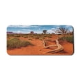 thumbnail image 1 of Landscape Computer Mouse Pad, Canyon Life Tribal Park Desert Monument Valley Scenery Cloudy Sky and Redrocks, Rectangle Non-Slip Rubber Mousepad X-Large, 35" x 15", Multicolor, by Ambesonne, 1 of 2