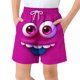 thumbnail image 1 of Pantalones cortos infantiles con bolsillo, cordón elástico, estampados, estilo casual, bañador, cinco puntos., 1 of 8