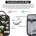 thumbnail image 4 of Insulated Lunch Bag for Men Women with Buckle Handle, Portable Food Cooler featuring Side Mesh Pocket for Work and Picnic, 4 of 6