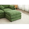 thumbnail image 6 of Tabaray 101" Sectional Sofa Couch, Modular L Shaped Sectional Sofas, Comfort L Sofa Couch for Living Room Sleeper Comfy Furniture Modern Couch Sofa with Chaise Ottoman Office Apartment, (Green ), 6 of 7