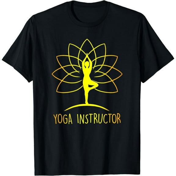 Yoga Instructor Lotus Flower Cool Meditation Instructor Gift T-Shirt