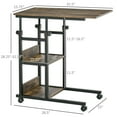 thumbnail image 3 of HOMCOM Bureau Debout Mobile, Hauteur Réglable Bureau Debout de 31,5 Pouces, 3 of 10