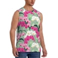 thumbnail image 2 of Balery Orchids Flowers Camisetas sin mangas para hombre, absorbe la humedad y protege contra el mal olor.-Small, 2 of 7