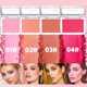 thumbnail image 3 of QIBEST paleta de rubor de un solo Color, tinte Natural para mejillas, colorete facial, cosméticos, colorete para mejillas, ilumina la cara, maquillaje femenino suave, 3 of 5