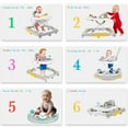 thumbnail image 4 of HDUTNGISN Gray 6-in-1 Foldable Baby Walker for 6-24 Months,Bouncer,Tray & Music, 4 of 10