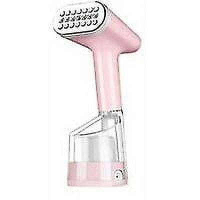 Plancha de vapor vertical portátil Máquina de planchado de ropa para viajes y hogar Vaporizador de ropa, color rosa