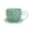 Green, variant on Tea Cup Planter, Elegant Floral Cutout Pattern Flowerpot, Decorative Flower Pot for Indoor Outdoor Use Home Garden Living Room Decor
