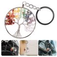 thumbnail image 3 of Llavero con forma de árbol de la vida, creativo, colgante, regalo, adorno (colorido), 3 of 8