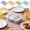 4Pcs Compartment Containers Containers Reusable Under $5 a1, variant on Usloyux 3 Compartment Bento Box, Adult Lunch Box with Divider Snack Containers, Reusable Plastic Meal Prep Container for Office Travel Work Gym Picnic