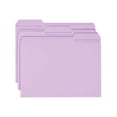 thumbnail image 1 of Smead - File folder - for Letter - tabbed - lavender (pack of 100), 1 of 3