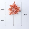 thumbnail image 6 of Oiur Artificial Fall Maple Leaves Realistic Non-fading Low Maintenance Autumn Decoration Simulation Leaves, 6 of 8