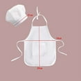 thumbnail image 2 of MEZZALL Baby White Chef Photography Prop Baby Photo Props Outfits Hat Apron Chef Classic Dailywear, White, 6-12 Months, 2 of 8