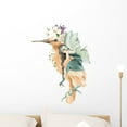 thumbnail image 1 of Pastel Fairy Riding Bird Wall Decal Wallmonkeys Peel and Stick Animal Graphics (24 in H x 24 in W) WM502919, 1 of 4