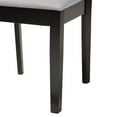 thumbnail image 6 of Baxton Studio Abigail Gray Fabric and Dark Brown Wood 7-Piece Dining Set, 6 of 6