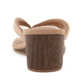 thumbnail image 3 of Kensie Nolita Thong Faux Wood Wedge, 3 of 5