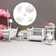 thumbnail image 5 of de dormitorio de de simulación, silla de comedor de en miniatura 1:12, cama de bebé, taburete de de perfke dormitorio de casa de muñecas, 5 of 9