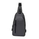thumbnail image 3 of Bolso de pecho para hombre, bolso de senderismo, minibolso de hombro para senderismo, viajes, gimnasio y trekking. Gris, 3 of 9