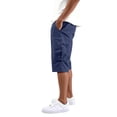 thumbnail image 4 of Sewkxo Men Pants Cargo Fashion Drawstring Elastic Athletic Shorts Spring Summer Straight Fit Baggy Casual Cargo Sweatpant Multi Pockets,Navy 2XL, 4 of 5