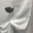 thumbnail image 6 of Evideco French Home Goods Curtain Holdbacks Set of 2 Magnetic Tulip Curtain Tiebacks – Elegant Resin Design with Strong Magnet – Black/Silver, 6 of 6