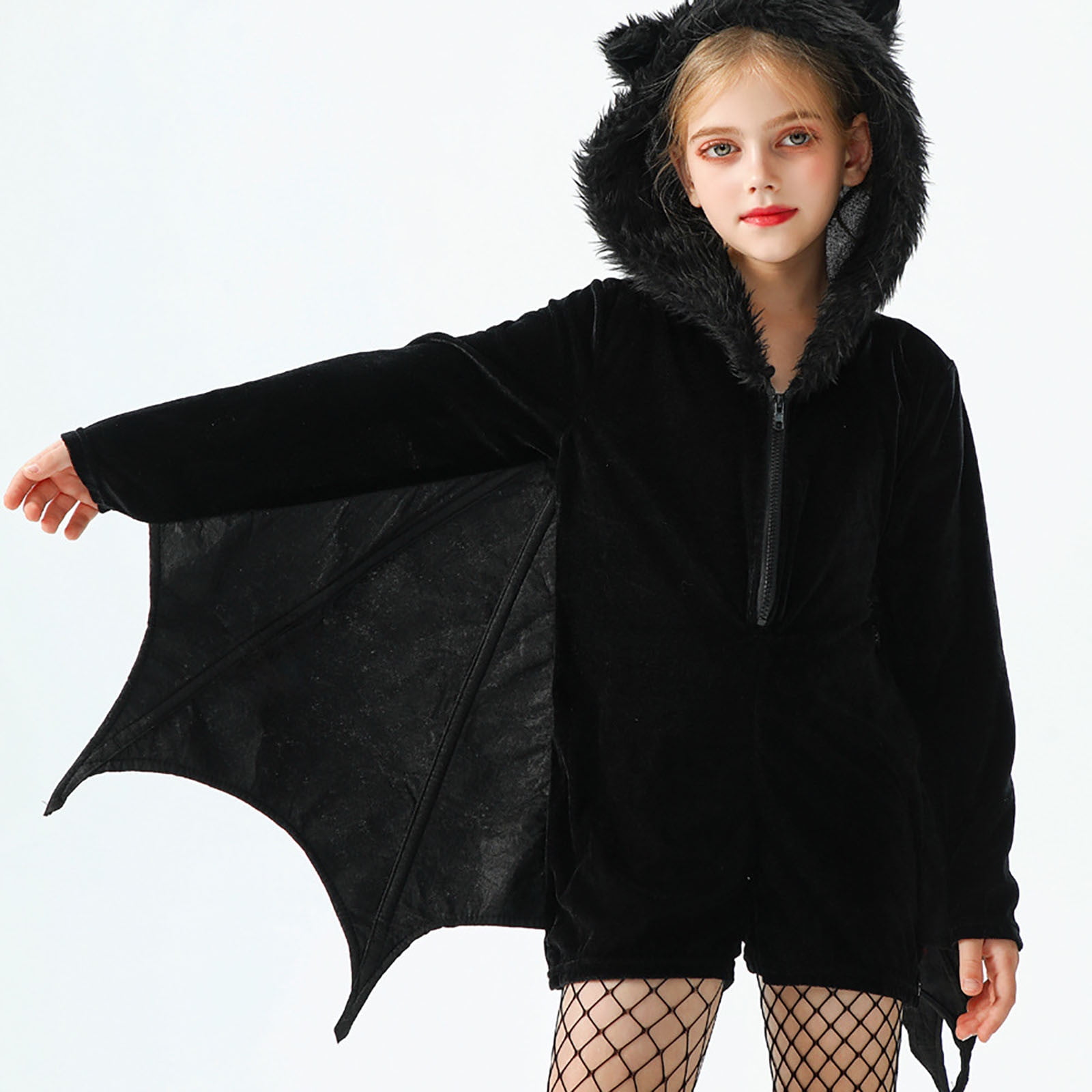 Children's One-piece Jumpsuit - Halloween Kids Bat Little Girl Show Funny Party Smiffys Bat Avenue Women's Cozy Bat Winter Clothing for Kids